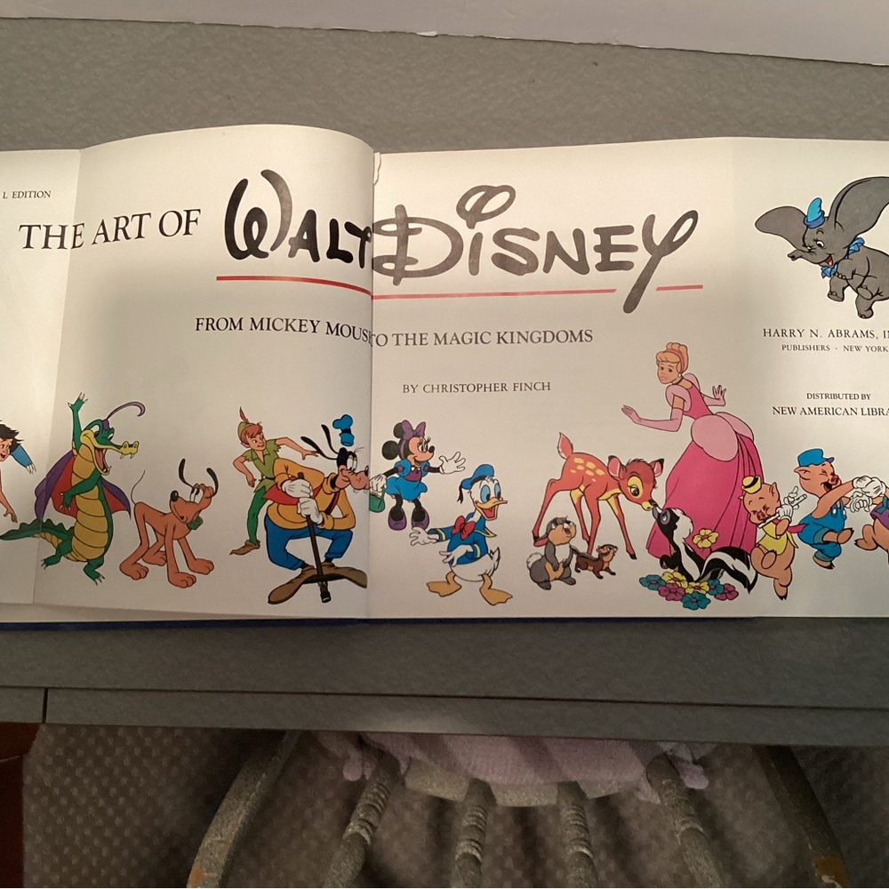 The Art of Walt Disney Book, from Mickey Mouse to the Magic Kingdom